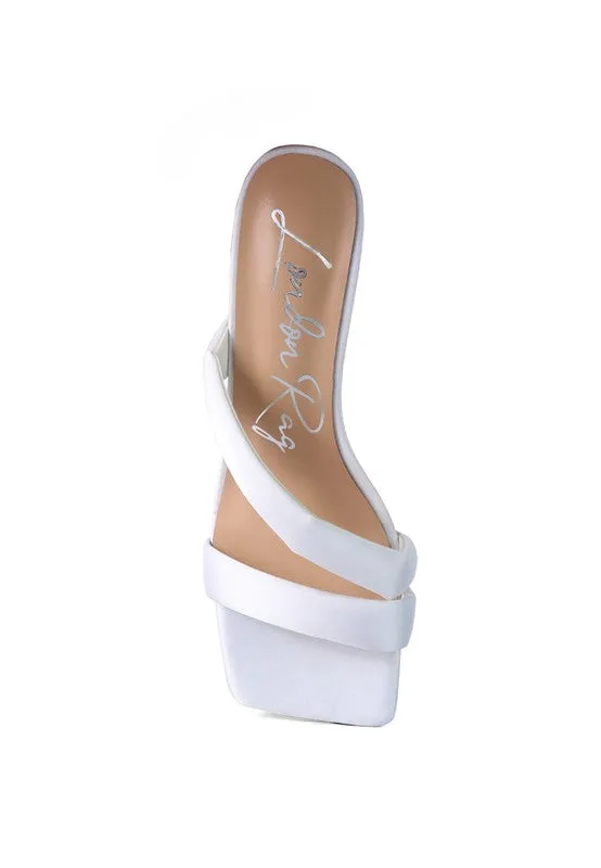 London Rag Spice Up Cross Strap High Heel Sandals