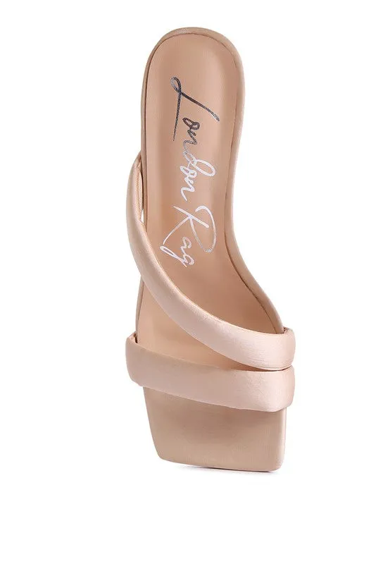 London Rag Spice Up Cross Strap High Heel Sandals
