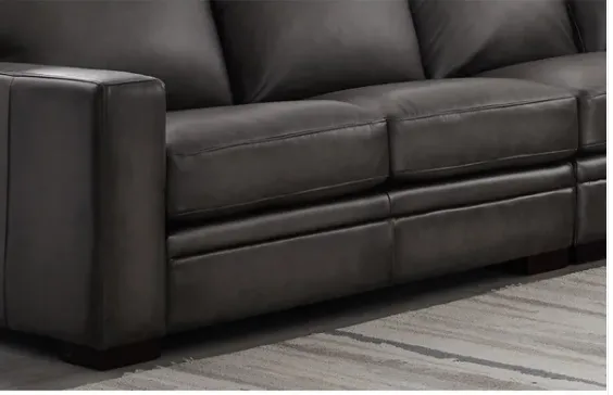 Luca 4-piece Top Grain Leather Sectional - new