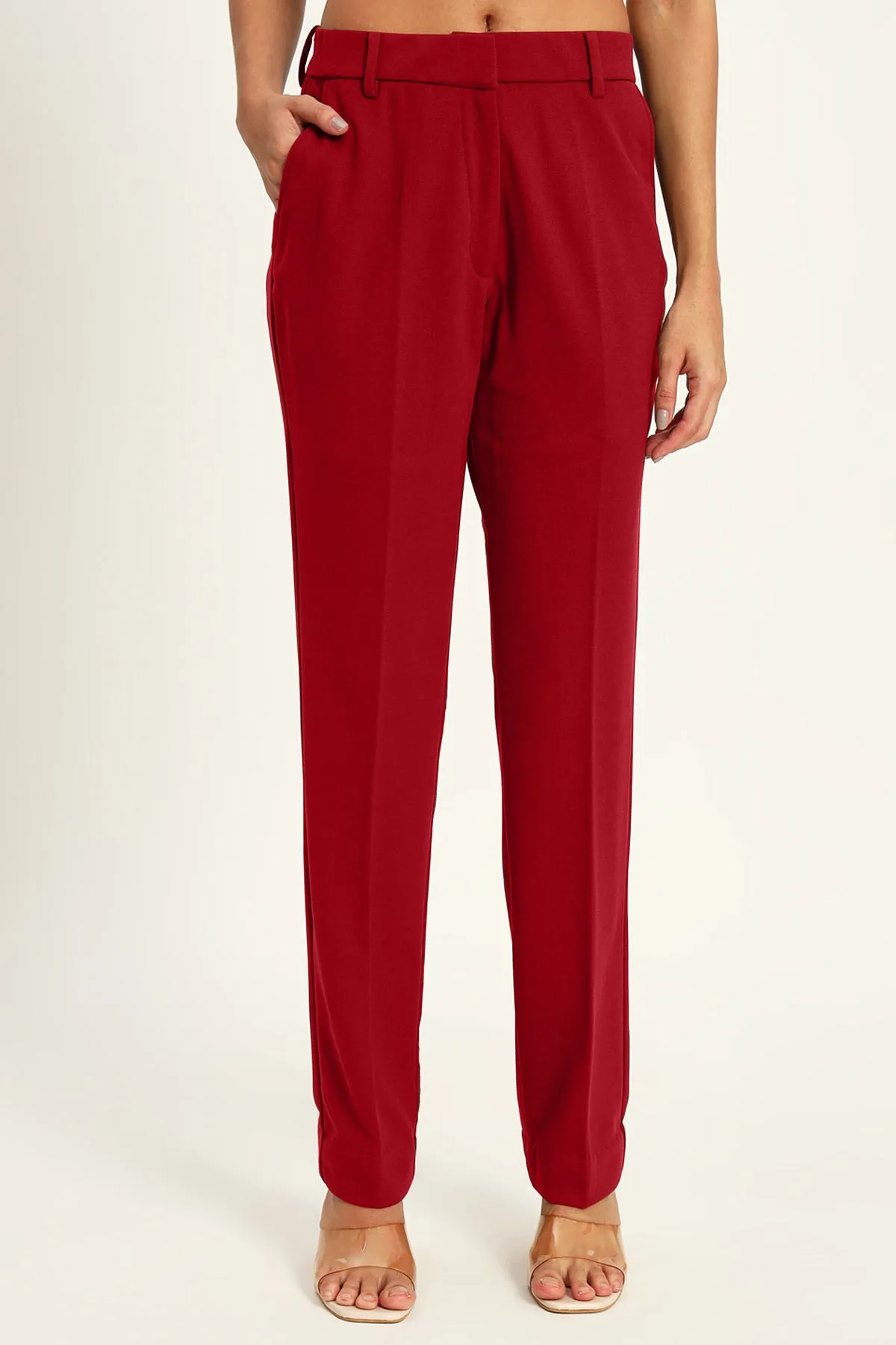 Majestic Longline Blazer Duo, Red