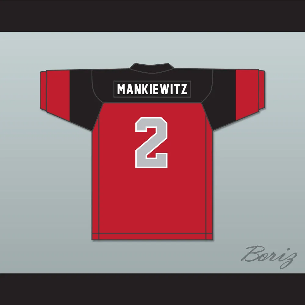 Manny Mankiewitz 2 Blackfoot High School Red Football Jersey 2