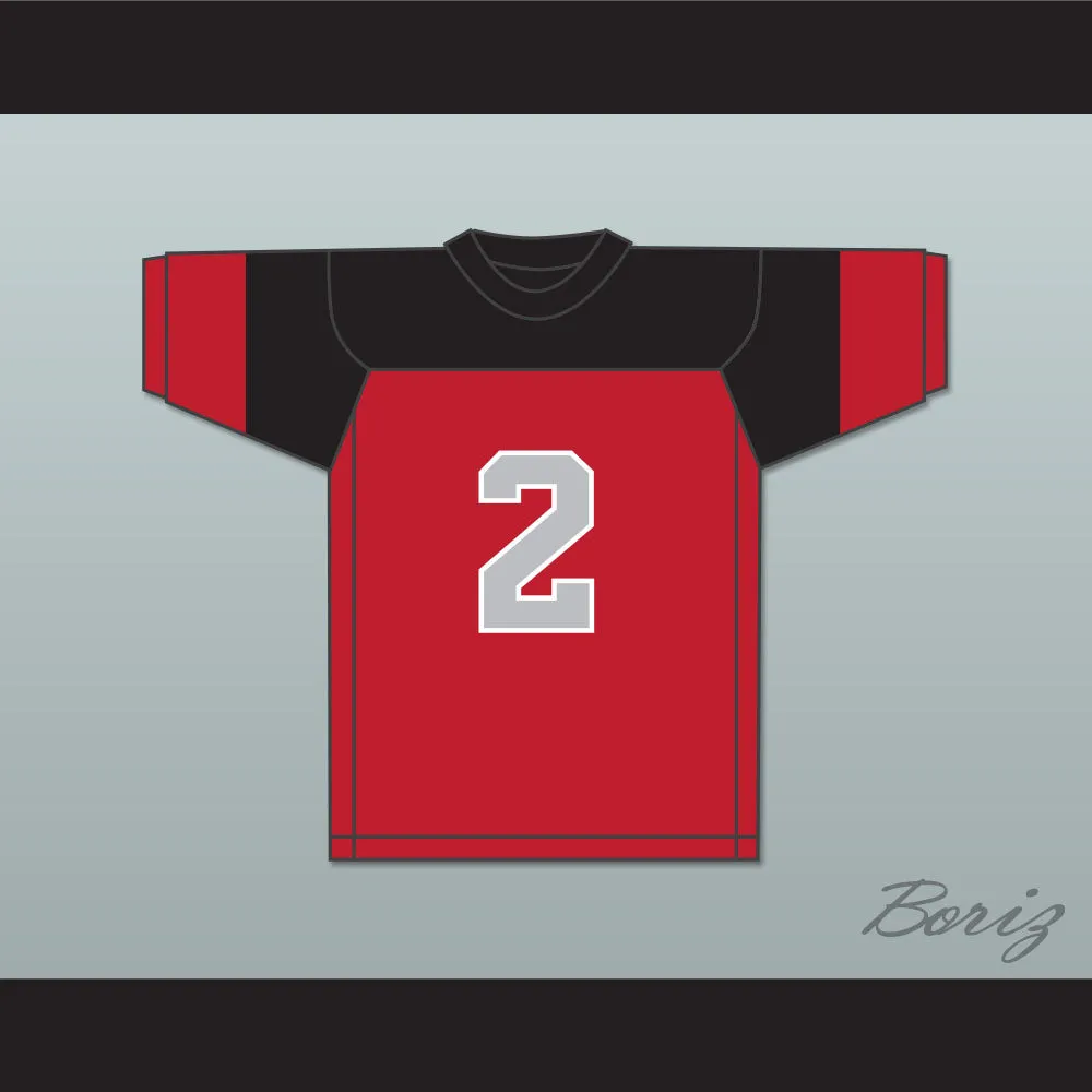 Manny Mankiewitz 2 Blackfoot High School Red Football Jersey 2