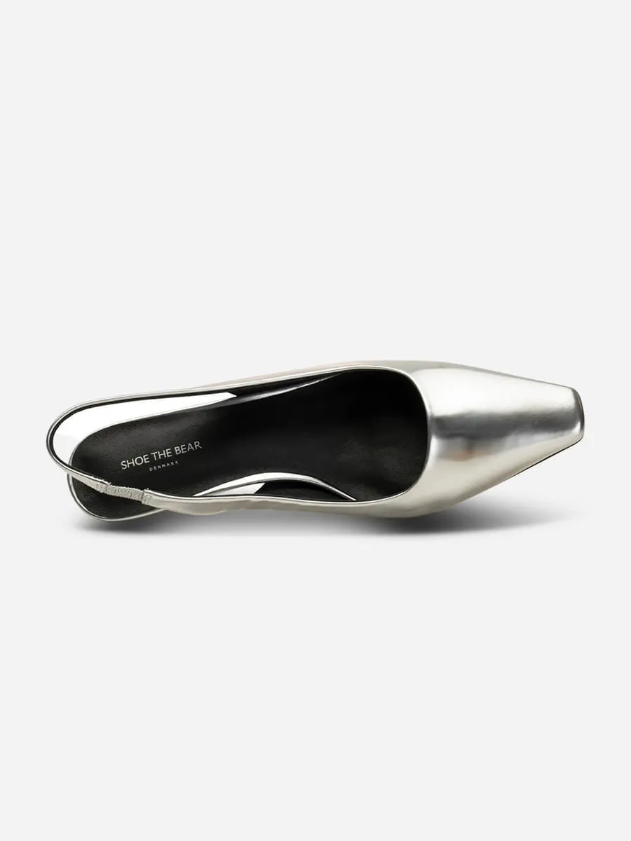 Maxine Slingback - Silver
