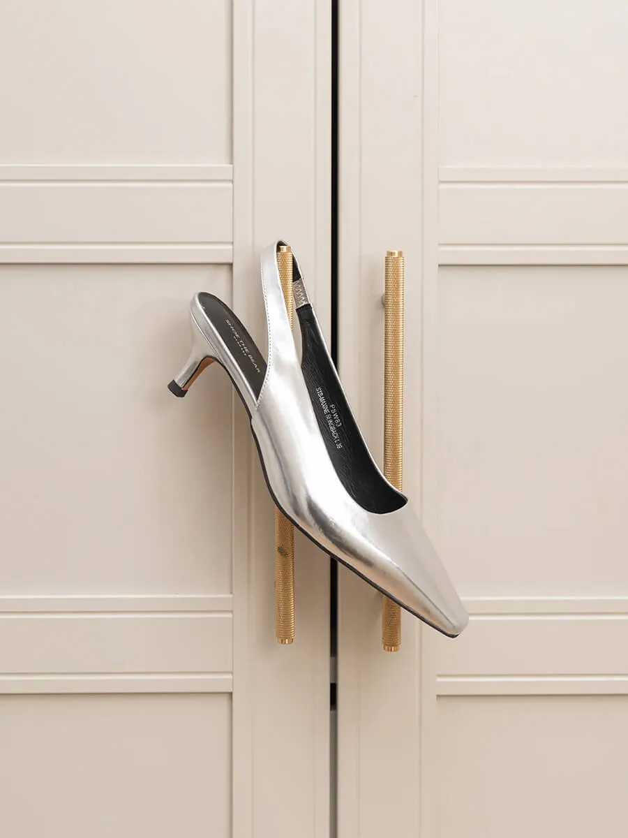 Maxine Slingback - Silver