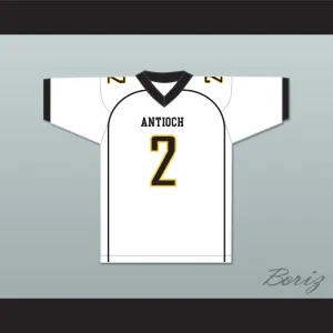 Najee Harris 2 Antioch High School Panthers White Football Jersey 1