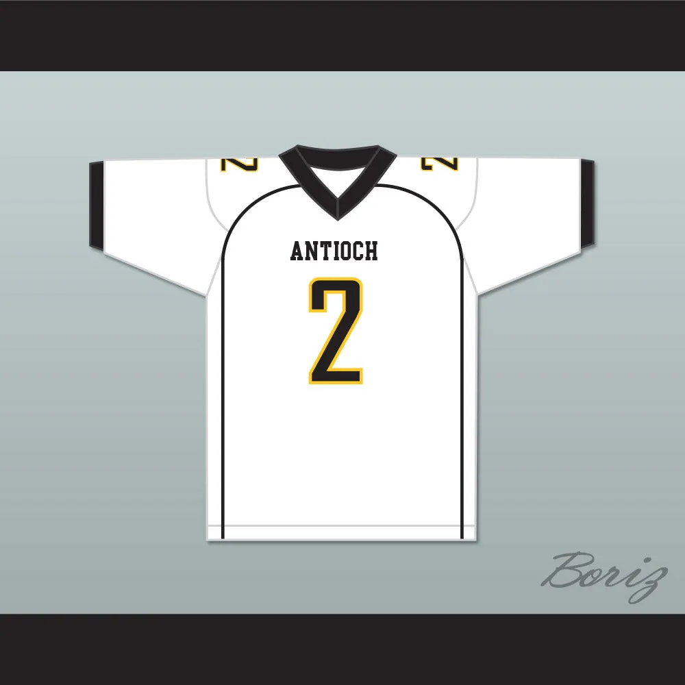 Najee Harris 2 Antioch High School Panthers White Football Jersey 1