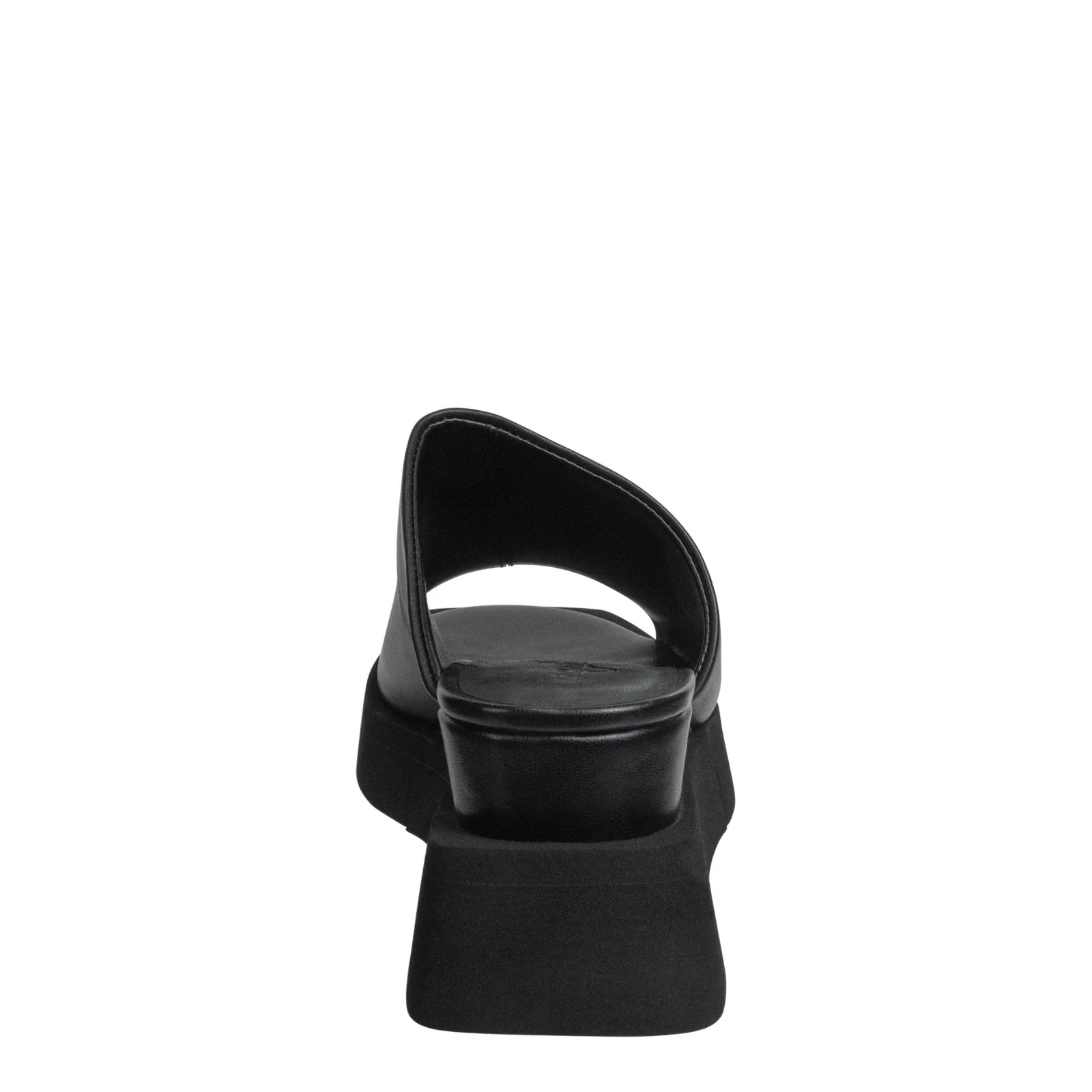 NAKED FEET - INFINITY in BLACK Wedge Sandals