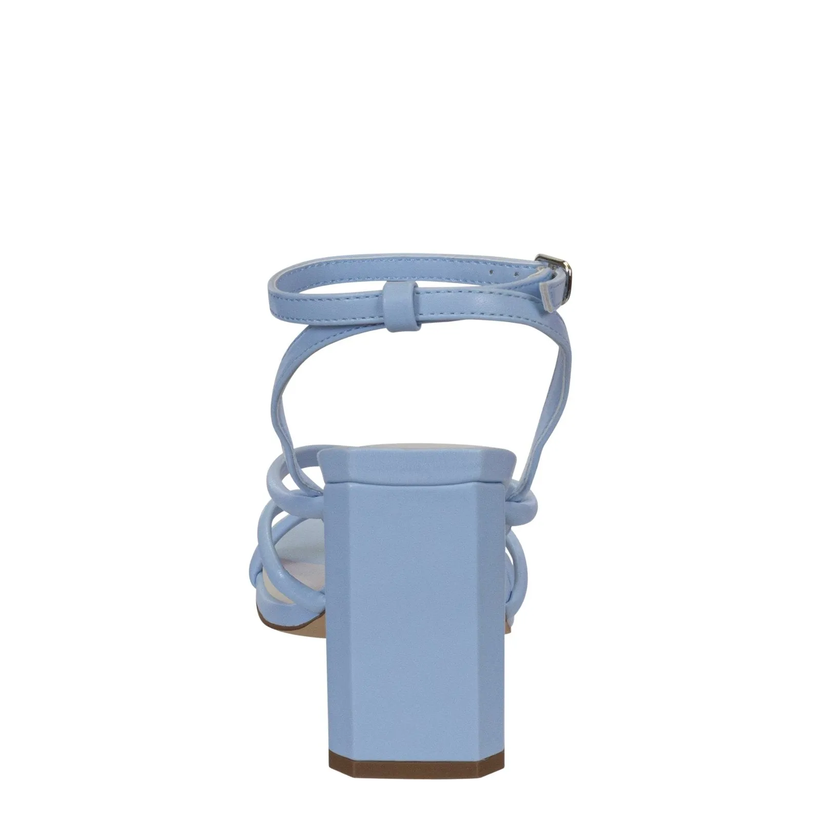 Naked Feet: MOOD in LIGHT BLUE Heeled Sandals