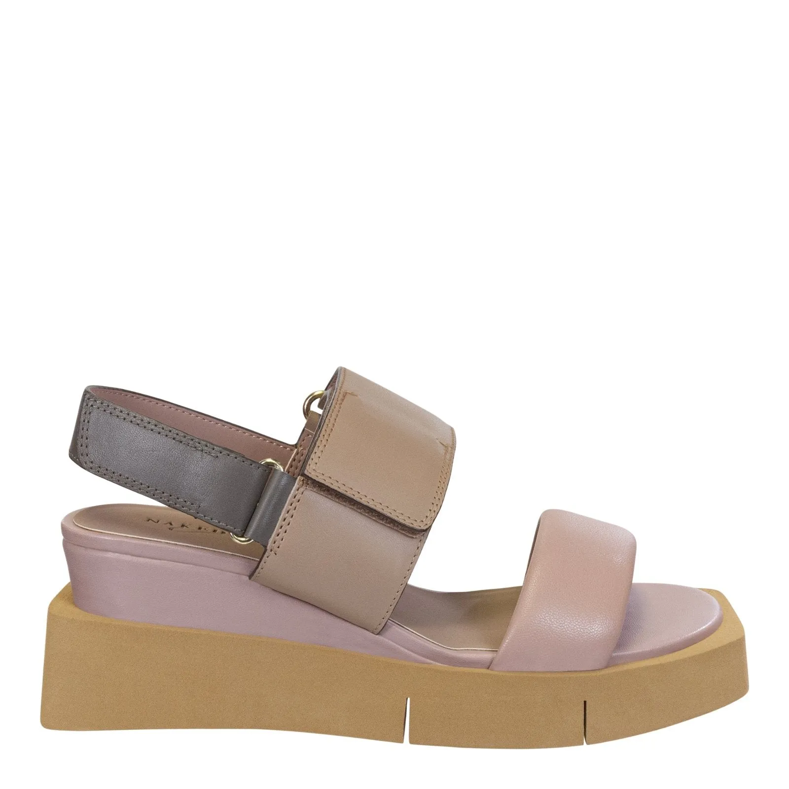 Naked Feet: PARADOX in ECRU Wedge Sandals