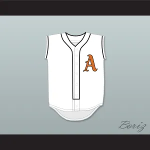 Nolan Ryan 34 Alvin High School Yellowjackets White Baseball Jersey 3