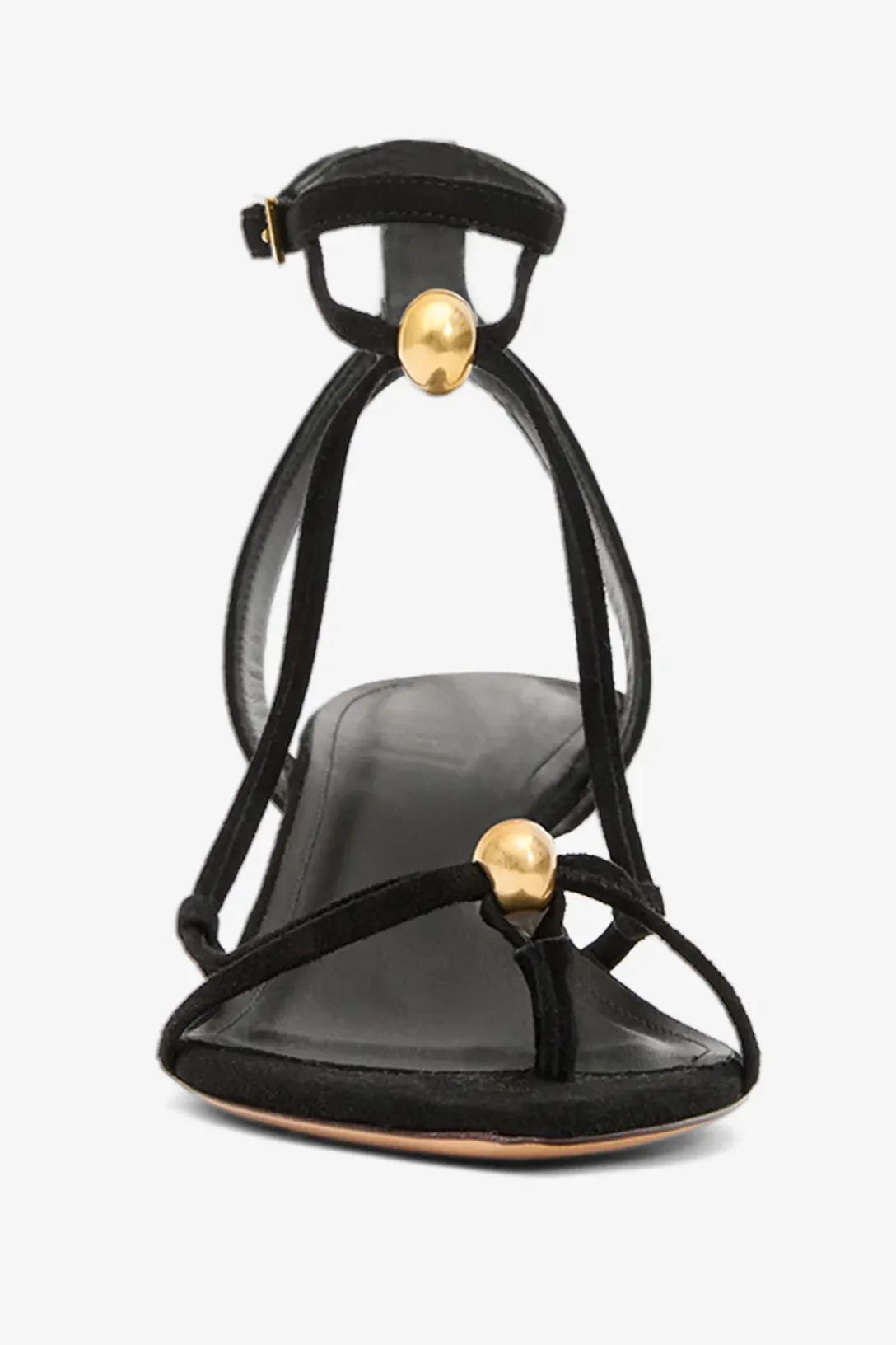 Olya Sandal | Black / Gold