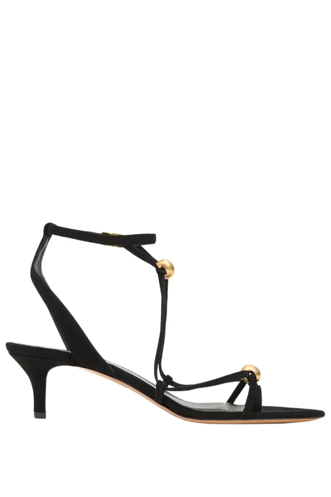 Olya Sandal | Black / Gold