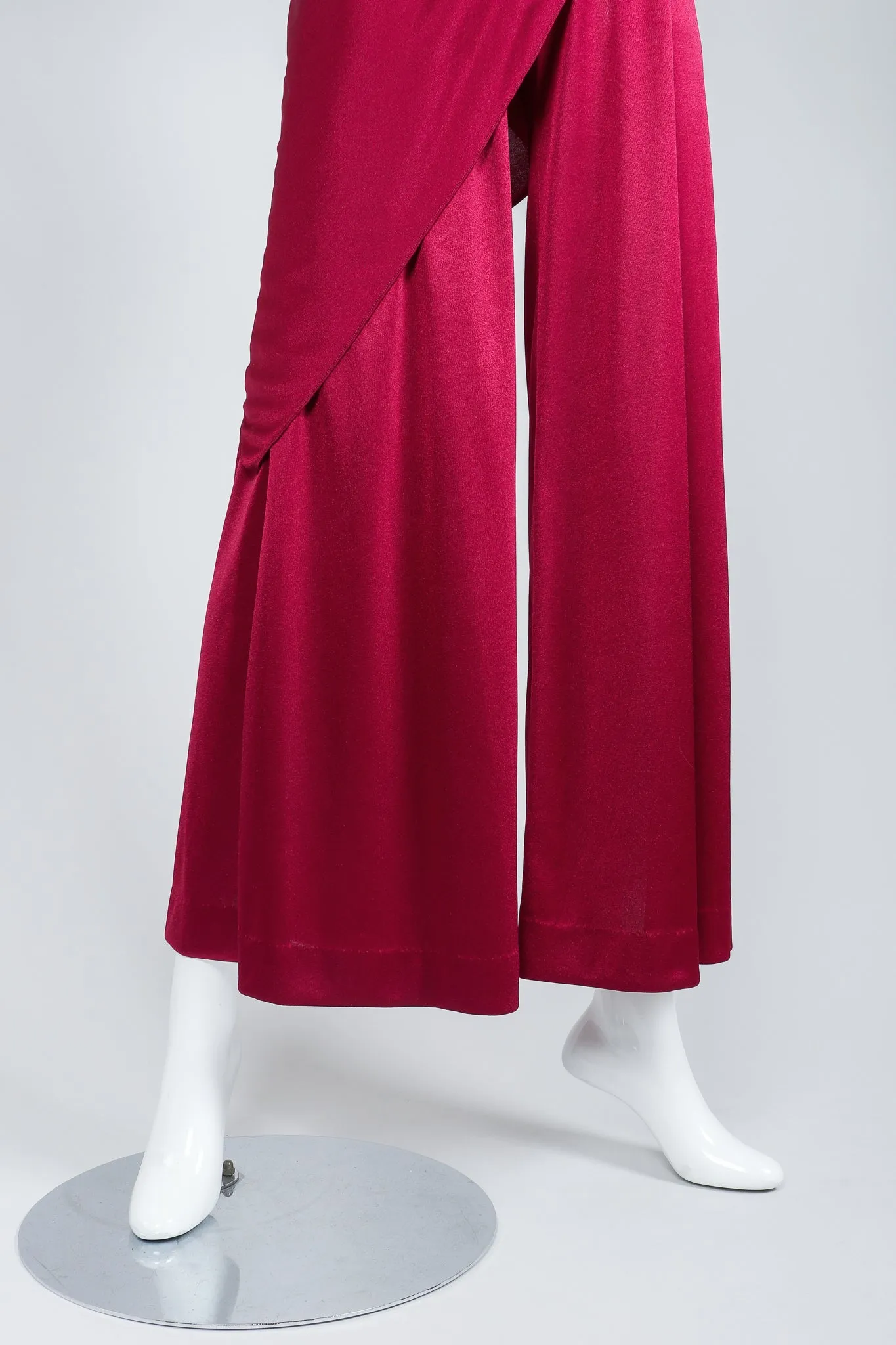 One-Shoulder Draped Jumpsuit