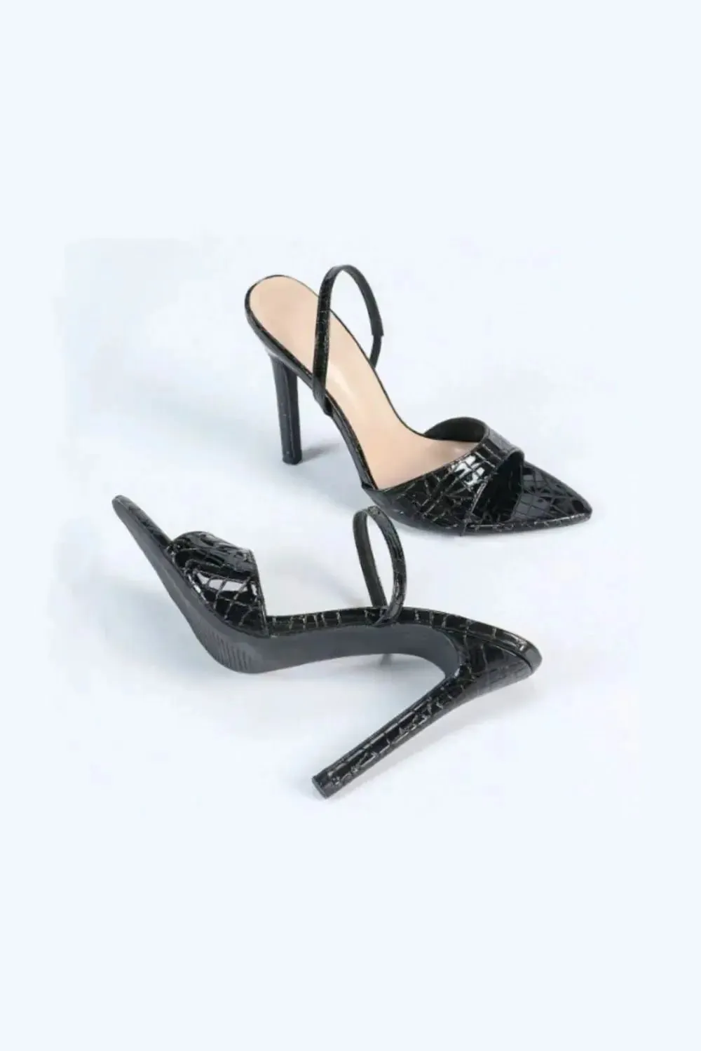 Open Toe Stiletto Sandals