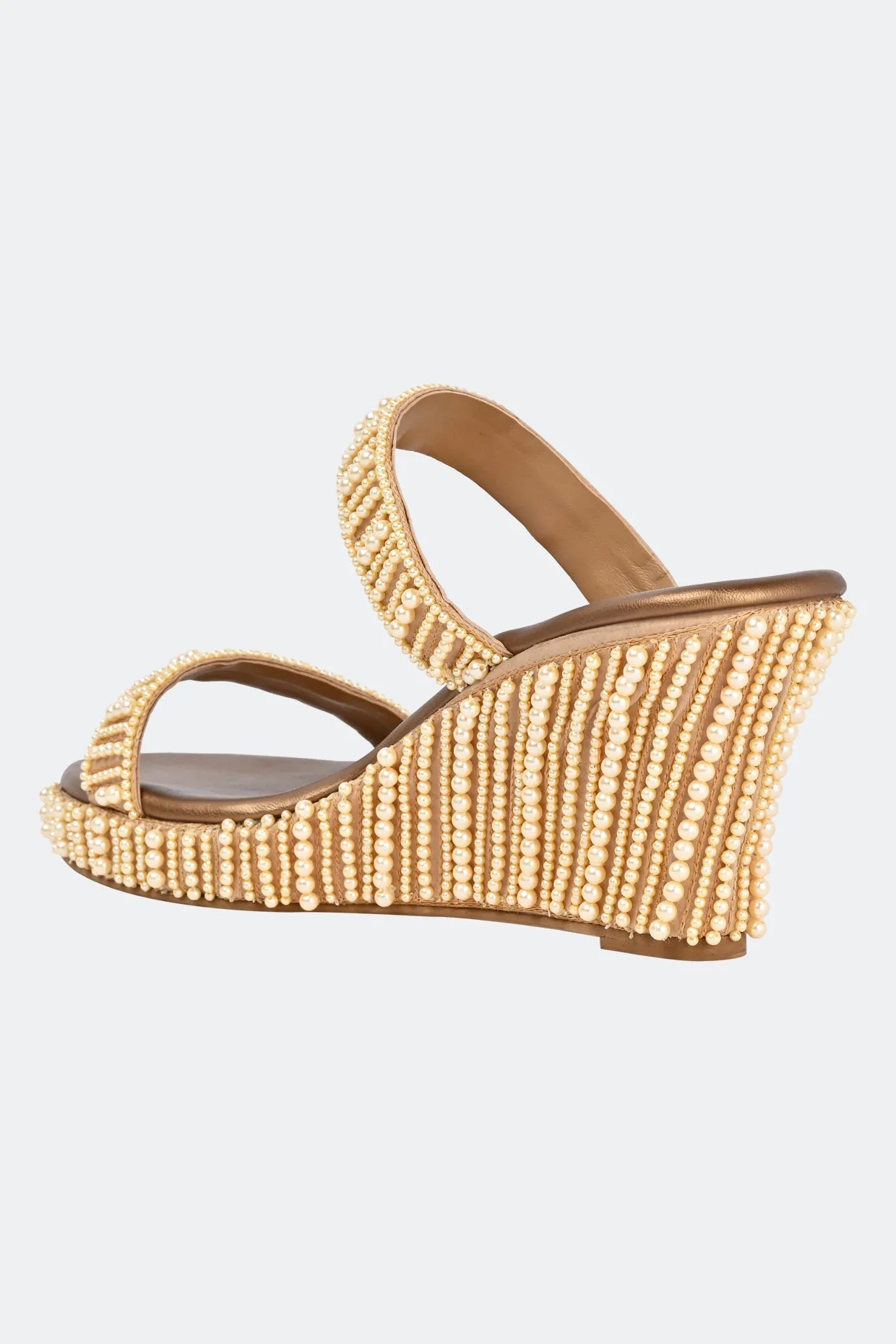 Penina Gold Wedges For Women