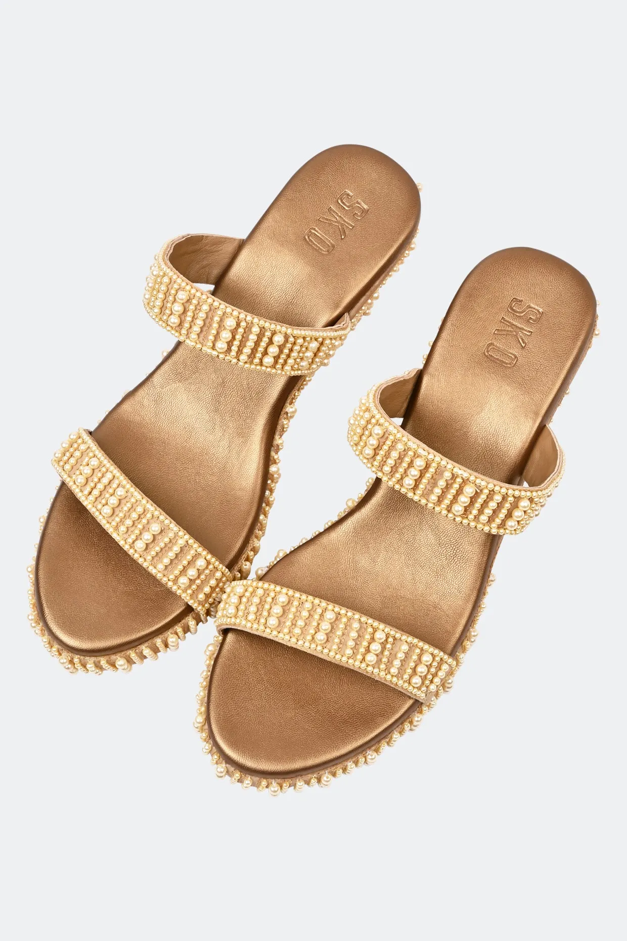 Penina Gold Wedges For Women