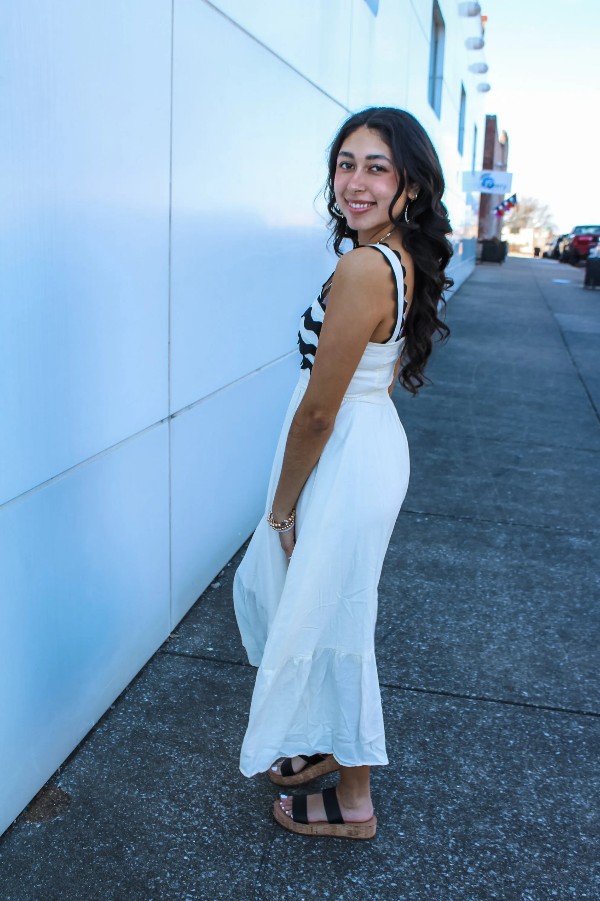 Perfect & Pristine Midi Dress • Ivory