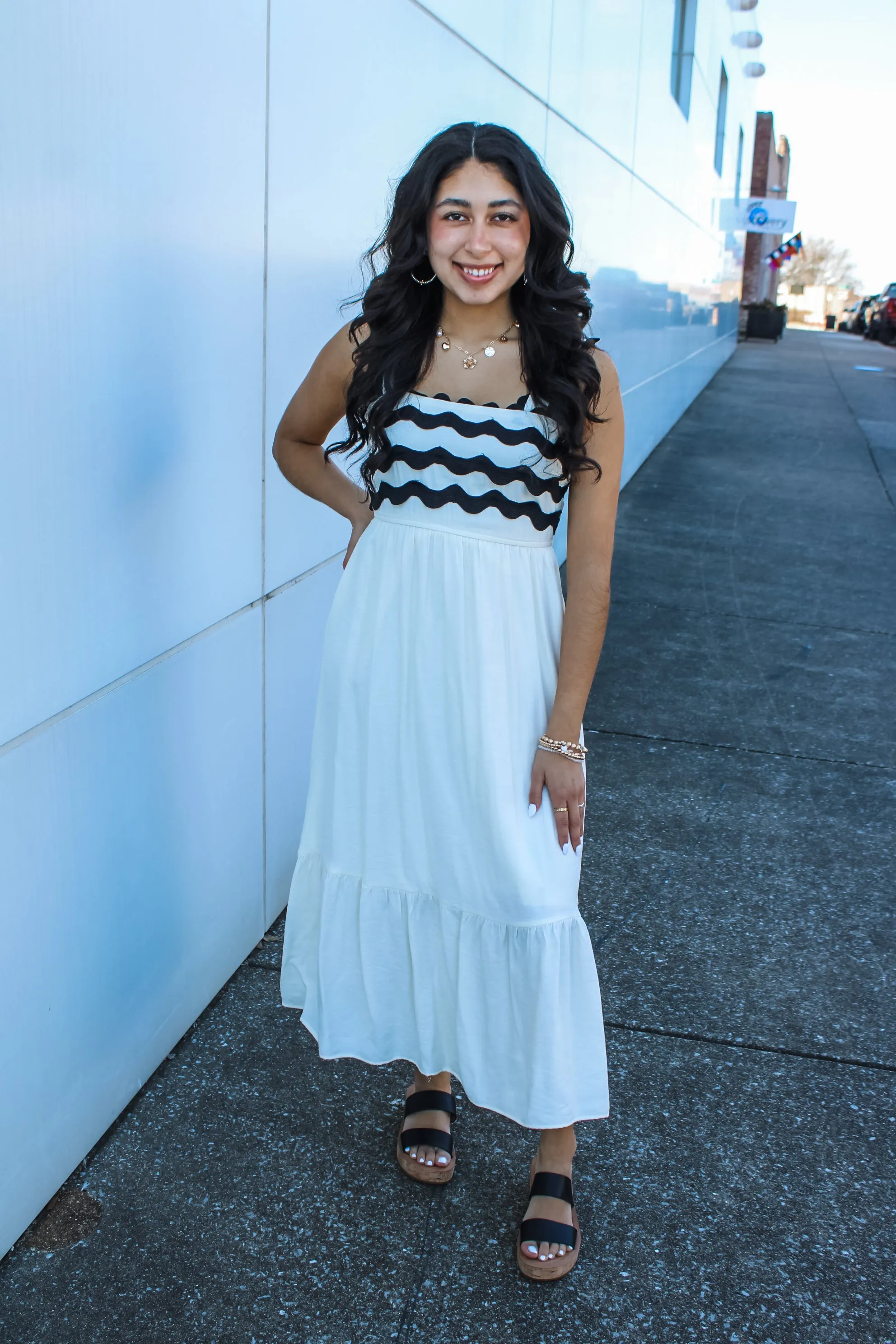 Perfect & Pristine Midi Dress • Ivory