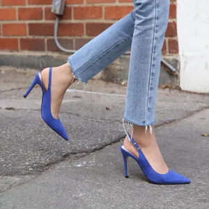 Petite Feet Slingback Suede Heeled Sandals JANE