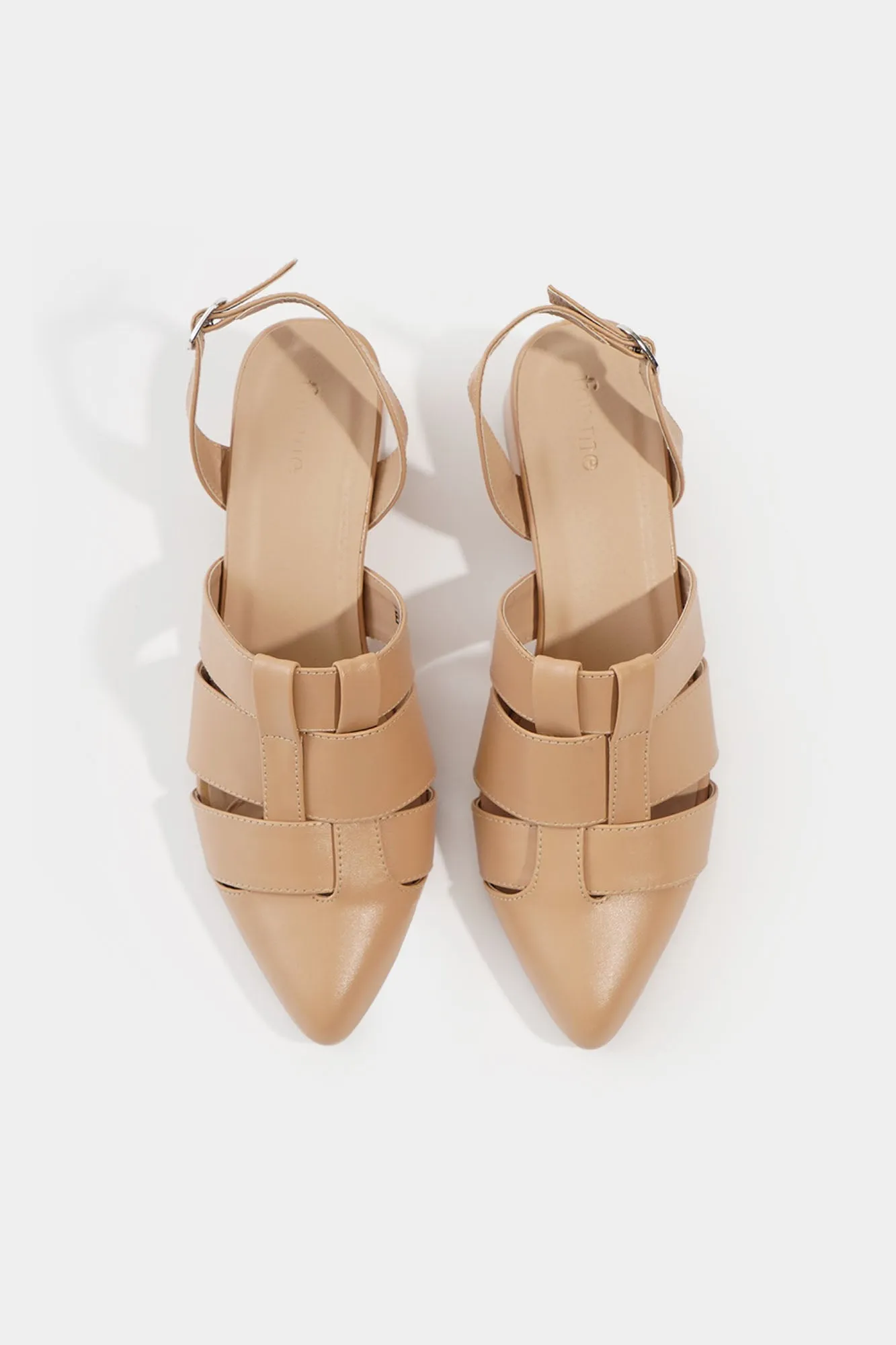 Pointed Toe Slingback Sandals