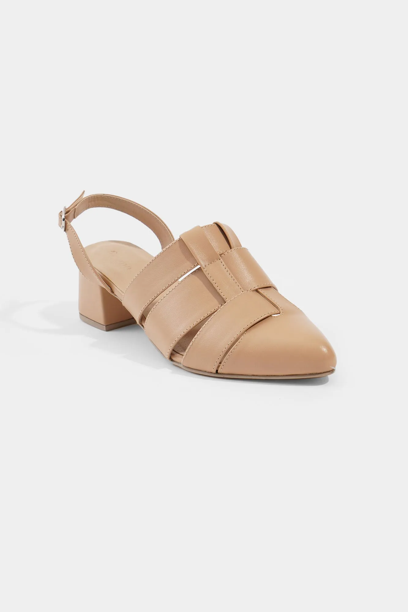 Pointed Toe Slingback Sandals
