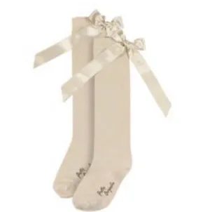Pretty Original Camel Bow Knee High Socks