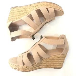 RALPH LAUREN Tan Wedges Size 8
