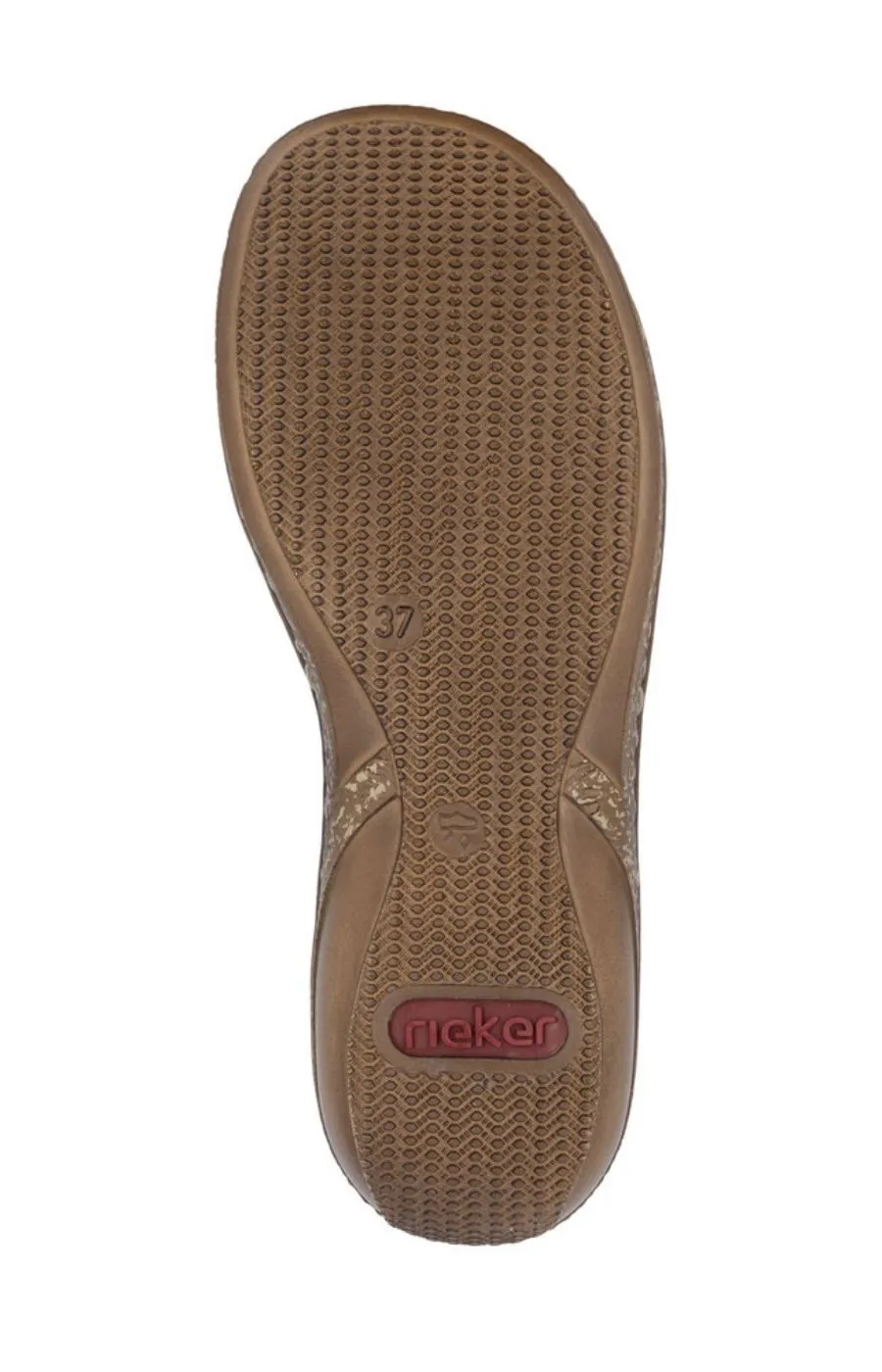 Rieker Strappy Beaded Sandal in Navy