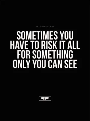 Risk It All - 18x24 Poster