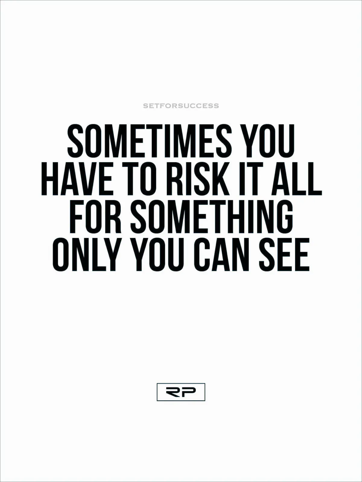 Risk It All - 18x24 Poster