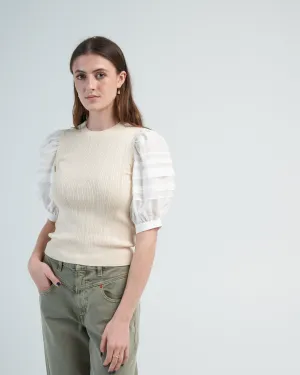 rosalie top - alabaster