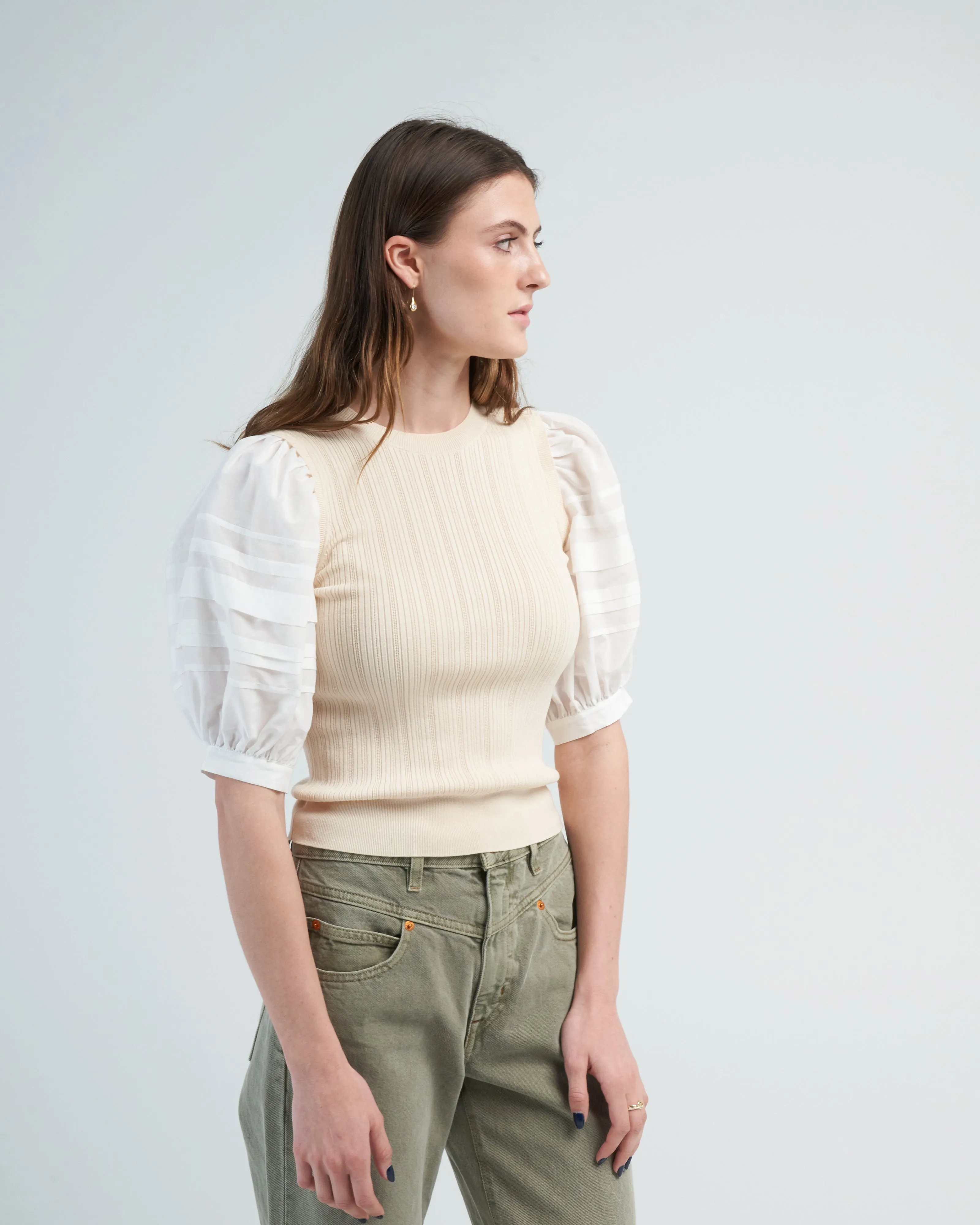 rosalie top - alabaster