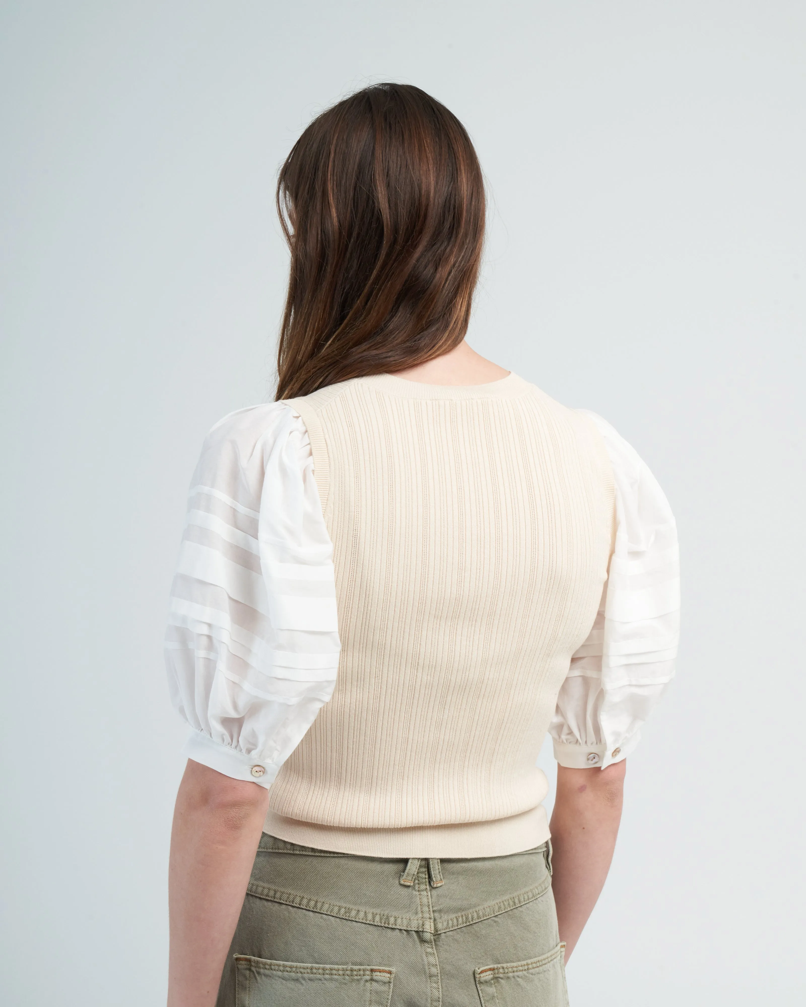 rosalie top - alabaster