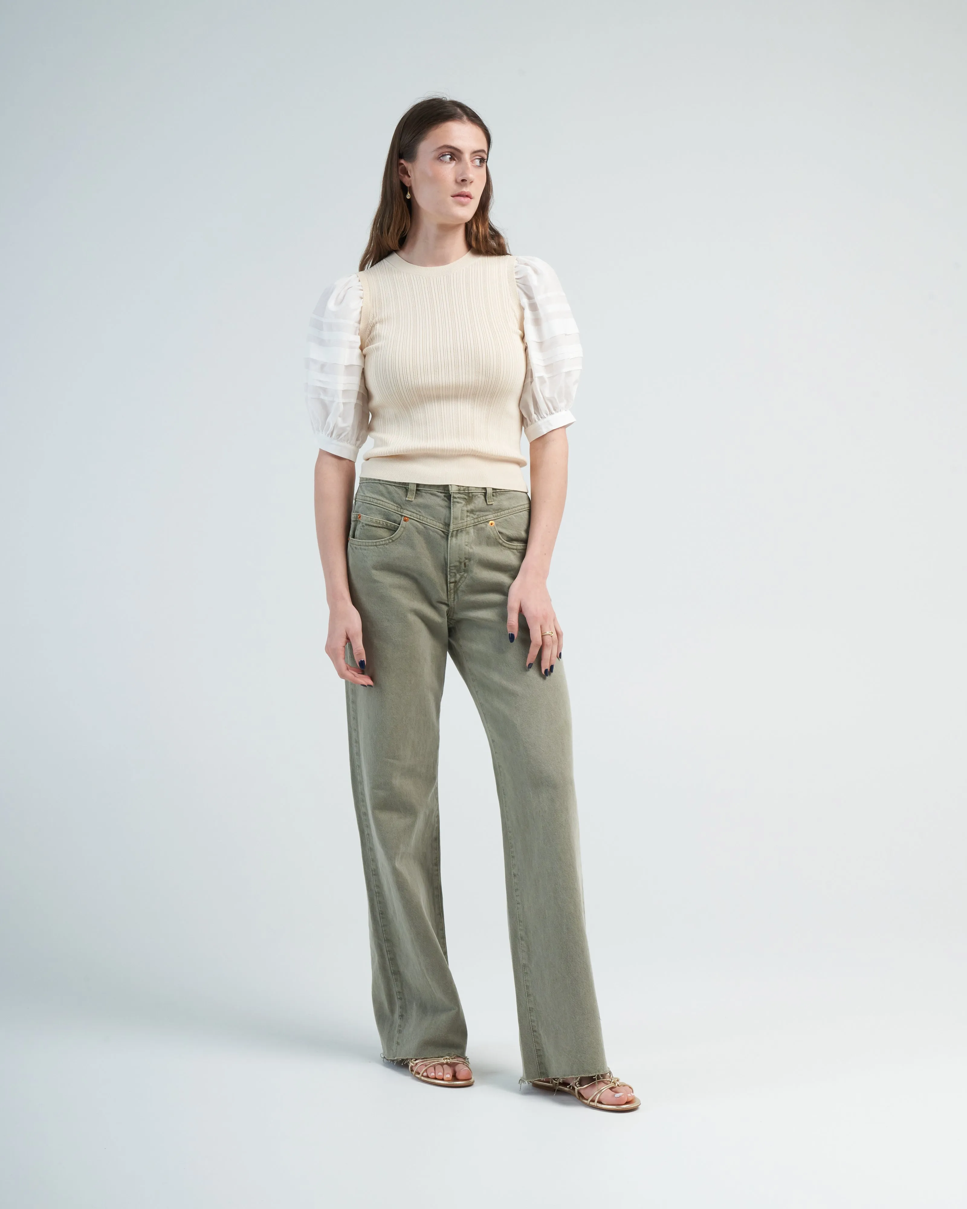 rosalie top - alabaster