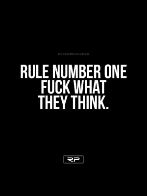 Rule Number One - 18x24 Poster