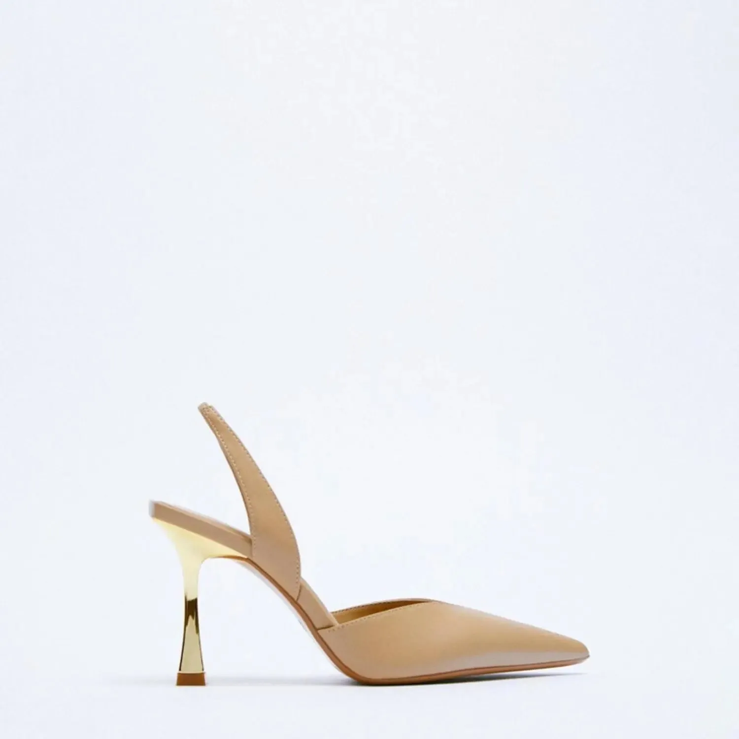 'Sancia' Leather Pointed Toe Stiletto Heels
