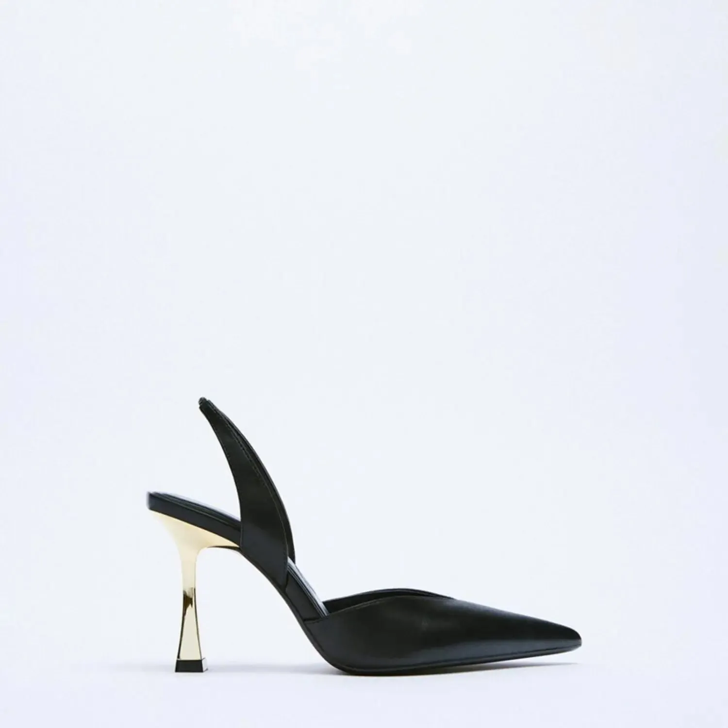 'Sancia' Leather Pointed Toe Stiletto Heels