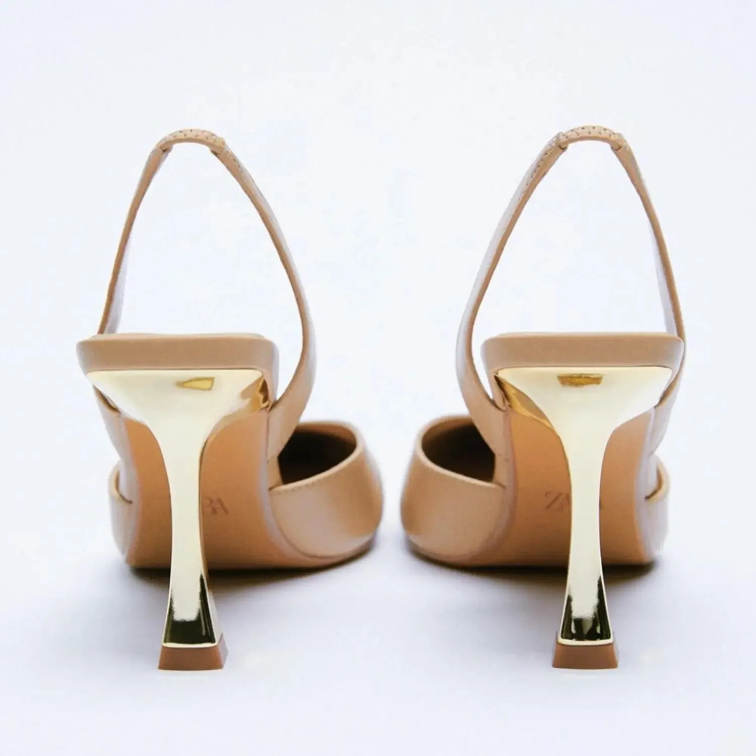 'Sancia' Leather Pointed Toe Stiletto Heels