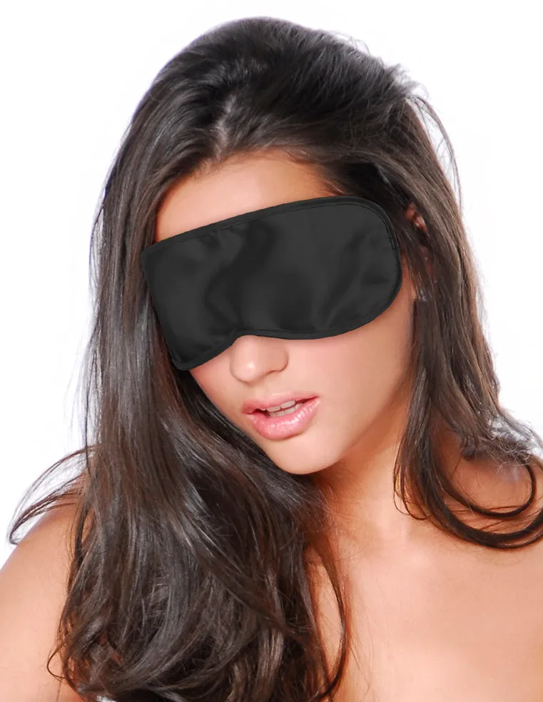 Satin Love Mask - Black