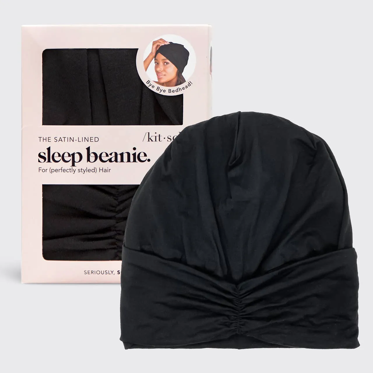 Satin Sleep Beanie with Satin LIning