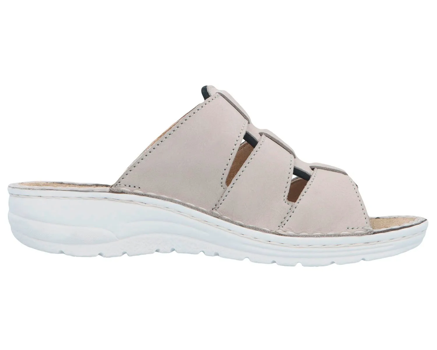 SENTA Grey Nubuck Leather