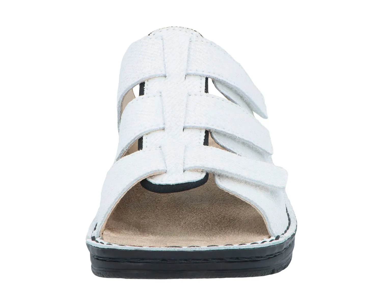 SENTA Pearl White Leather