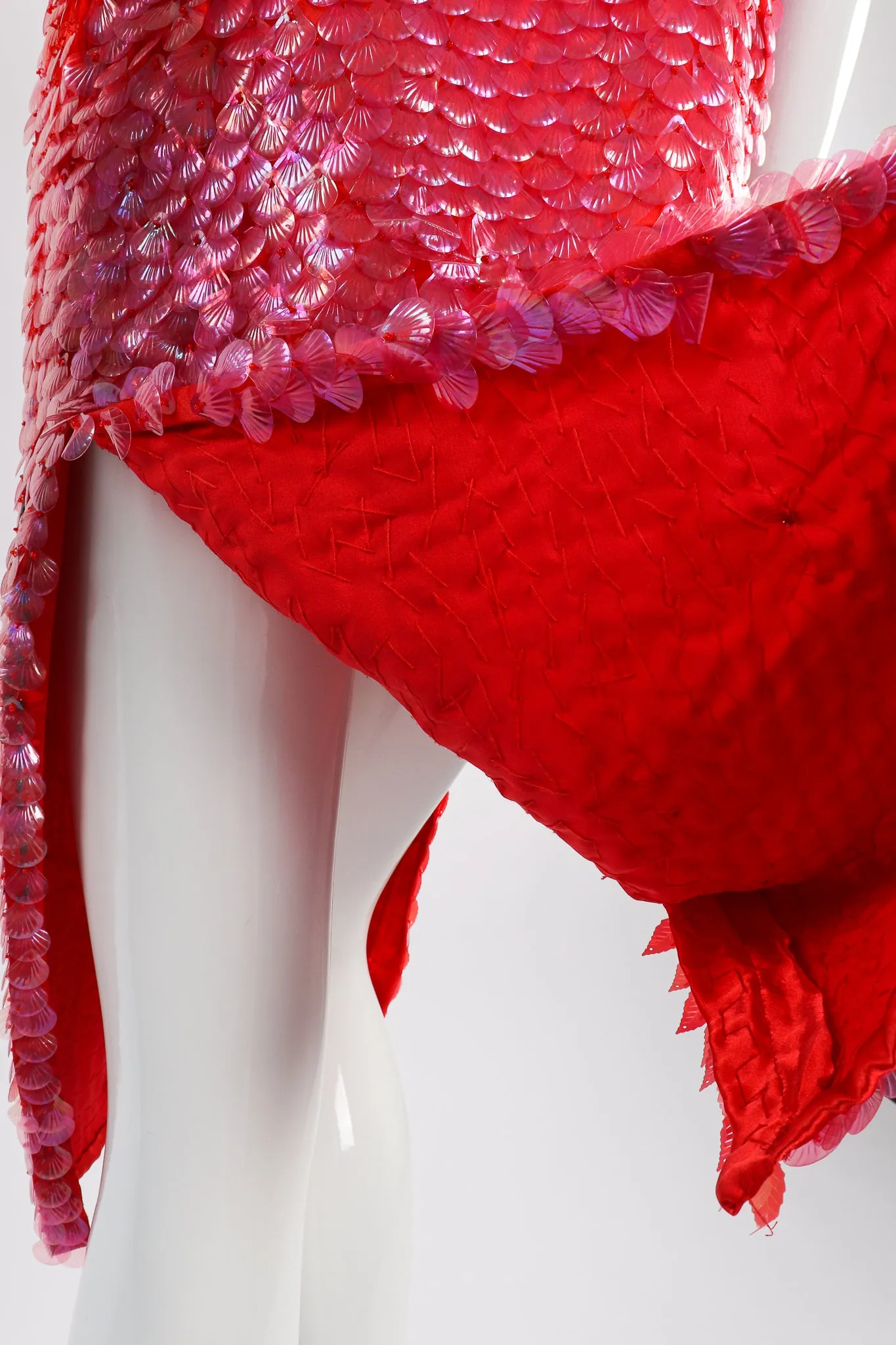 Sequined Cheongsam Sheath Dress
