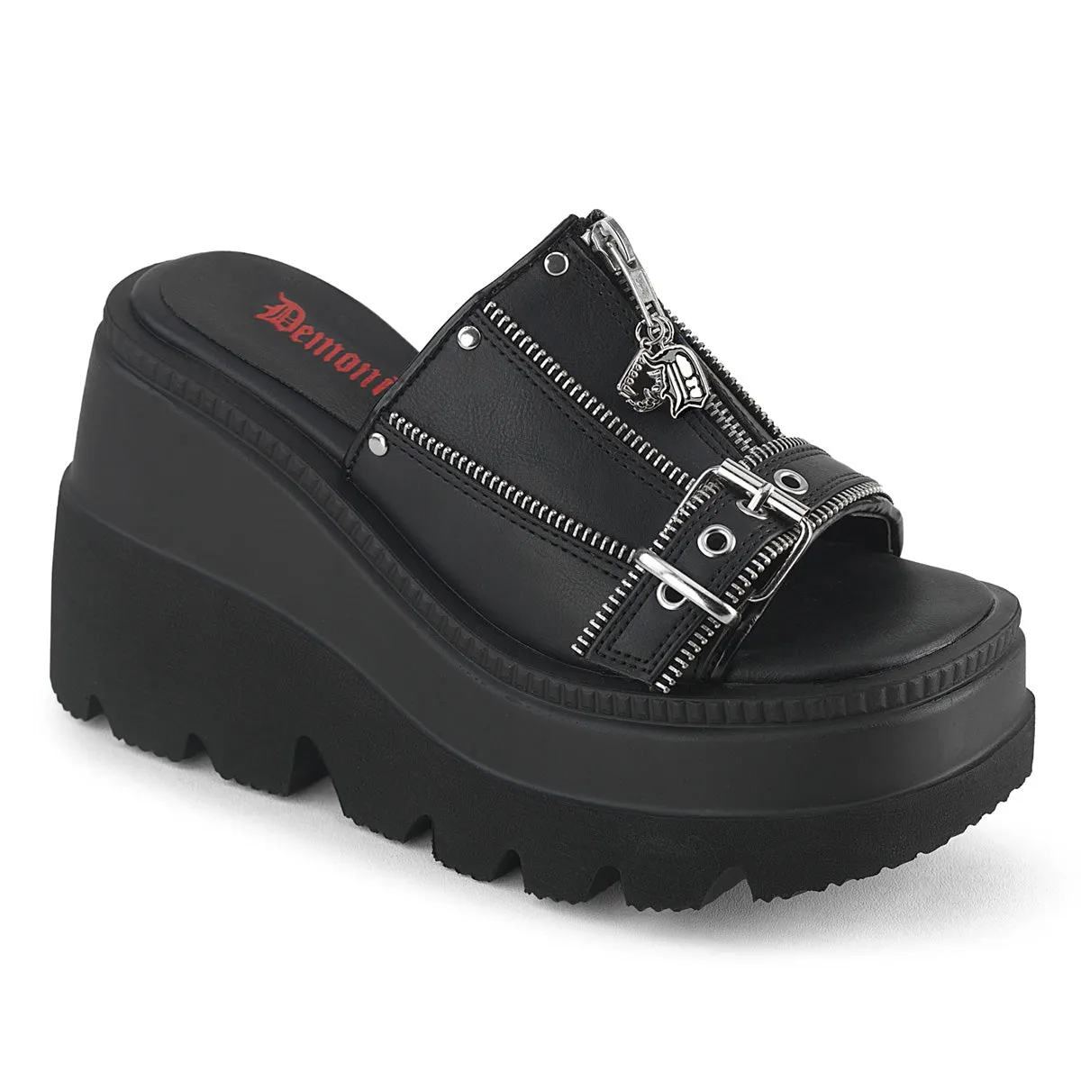 SHAKER-07  Black Vegan Leather