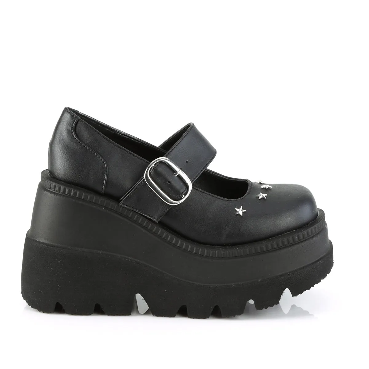 SHAKER-23  Black Vegan Leather