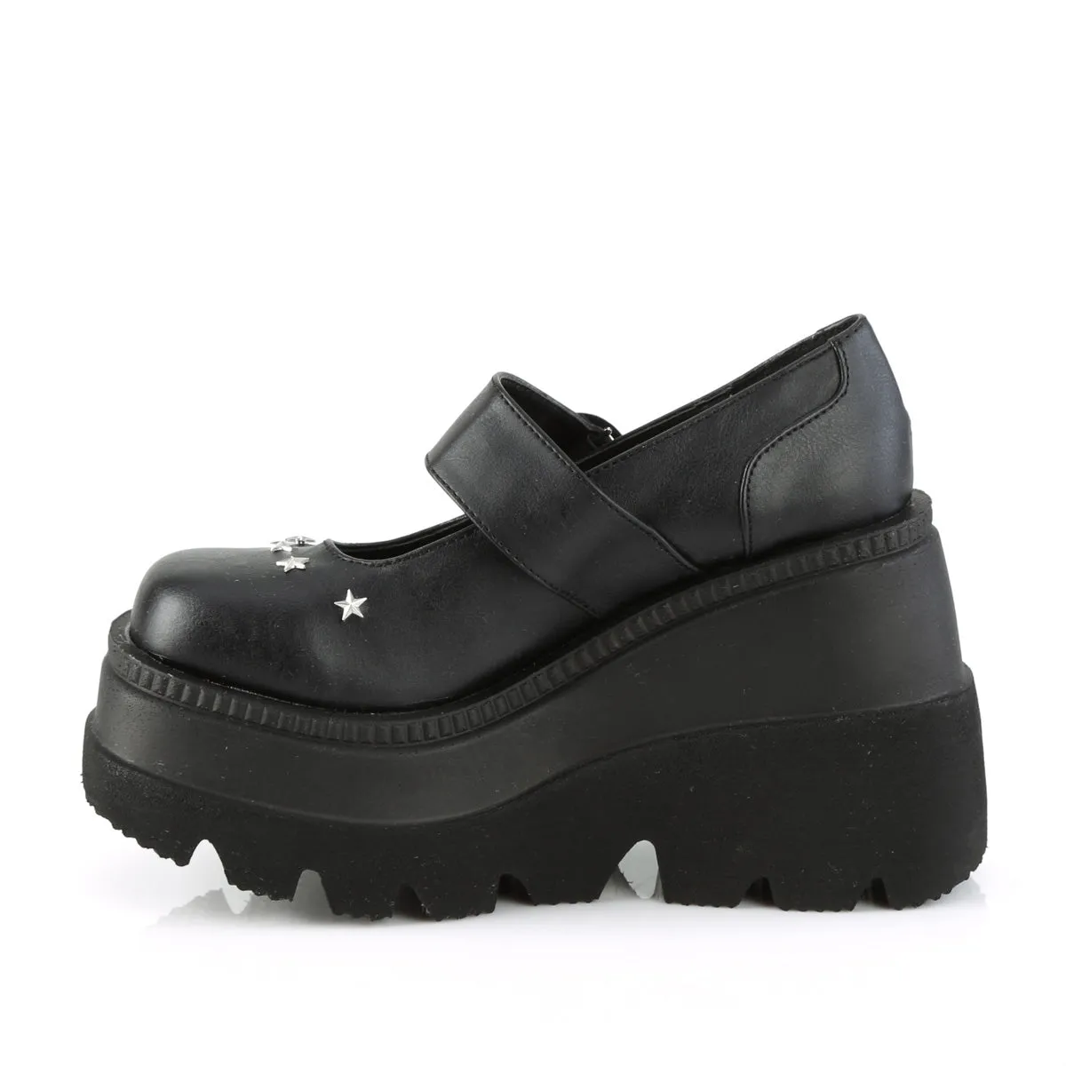 SHAKER-23  Black Vegan Leather