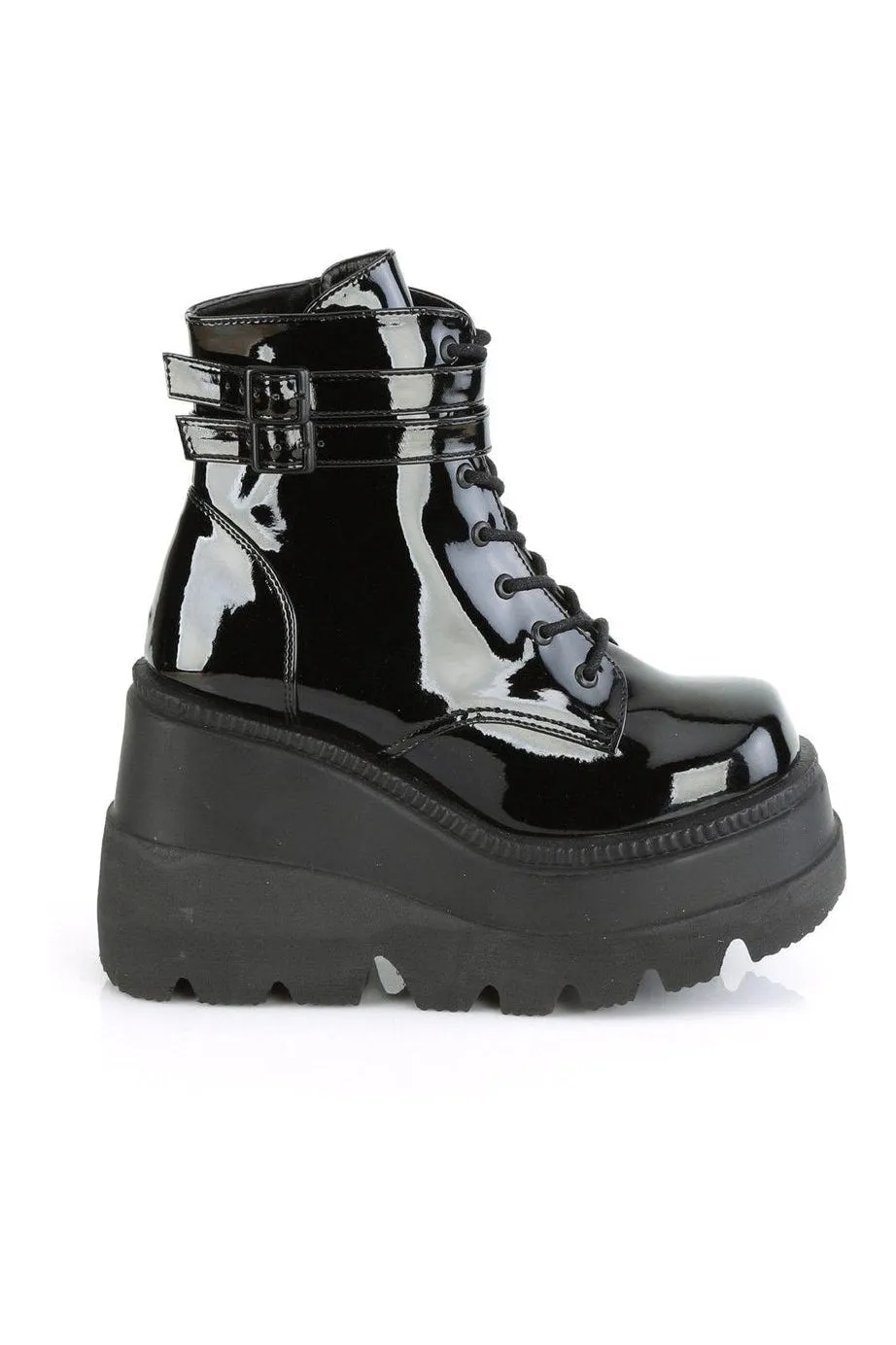 SHAKER-52 Ankle Boot | Black Patent