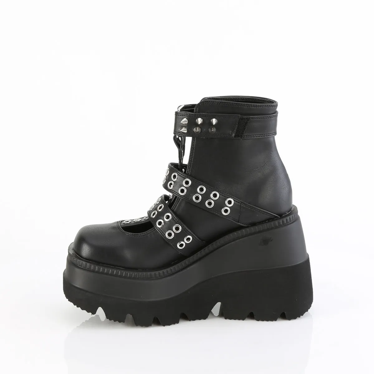 SHAKER-62  Black Vegan Leather
