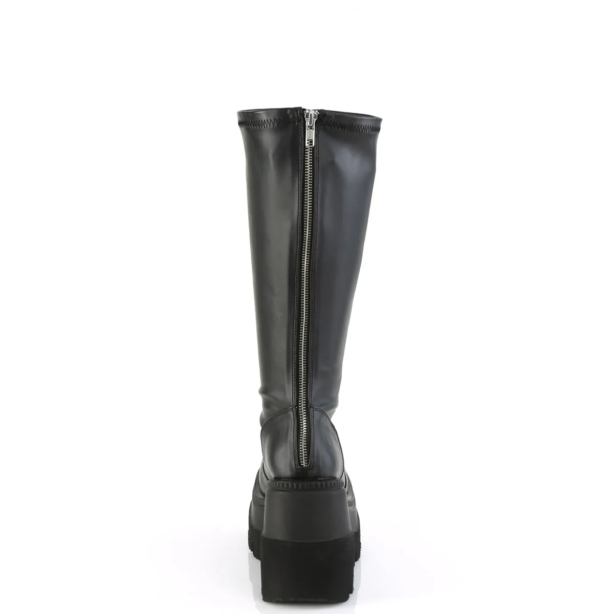 SHAKER-65WC  Black Stretch Vegan Leather