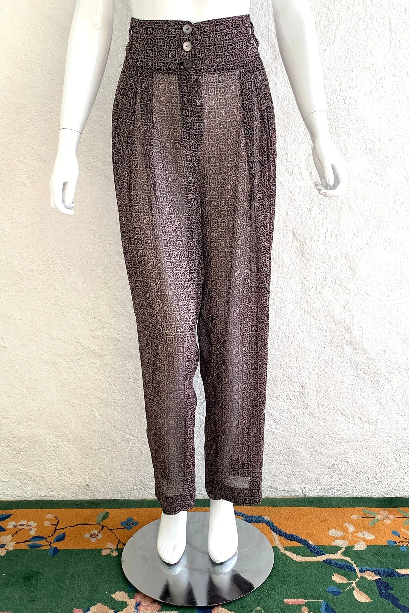Sheer Crepe Boxy Top & Pant Set